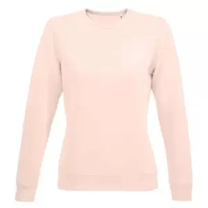 image of SOLS Womens/Ladies Sully Sweatshirt (M) (Creamy Pink)