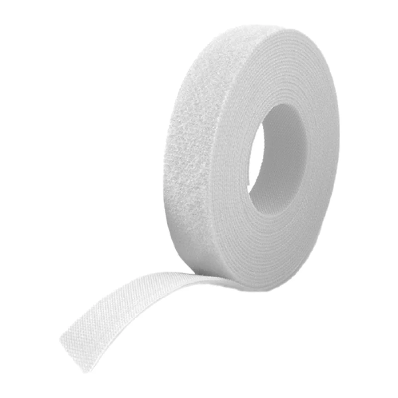 Image of Cablenet Cablenet 25m Reel x 13mm Velcro One Wrap Continuous Tape White VEL-OW64113