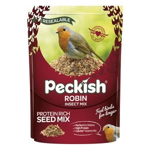 image of Peckish Robin Seed and Insect Mix Bird Food 1kg