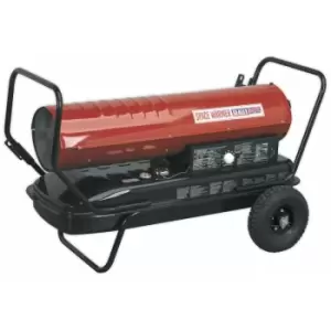 image of Sealey - Space Warmer Kerosene/Diesel Heater 175,000Btu/hr with Wheels AB1758