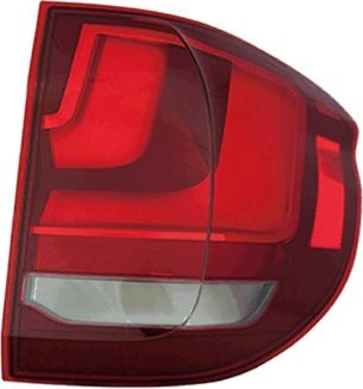 Image of VAN WEZEL 0690922 Rear light Outer section, with bulb holder, Right Combination Rearlight (391)