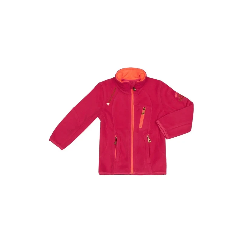 Image of Girl's fleece jacket Peak Mountain Gacalon Rose Female 14 ans