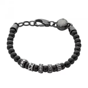Image of Mens Diesel Gunmetal PVD Bracelet