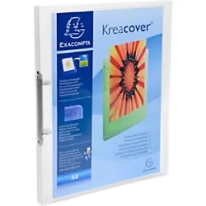 image of Kreacover Chromaline PP Ring Binder A4 2O Rings 15mm, S20mm, Frosted, Pack of 25