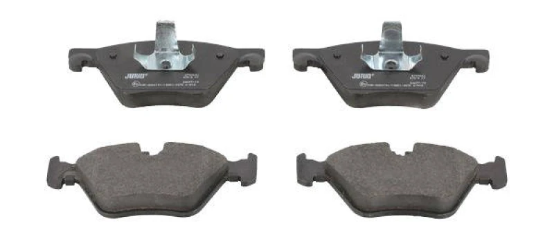 Image of JURID 573364J Brake pad set not prepared for wear warning indicator Brake Pad Set,disc brake (402)