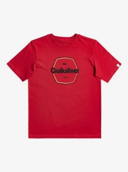 Image of Hard Wired - T-Shirt for Boys 8-16 - Red - Quiksilver
