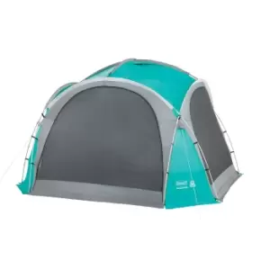 image of Coleman Gazebo Event Dome Shelter 4.5m with 4 Screen Walls - Teal & Grey