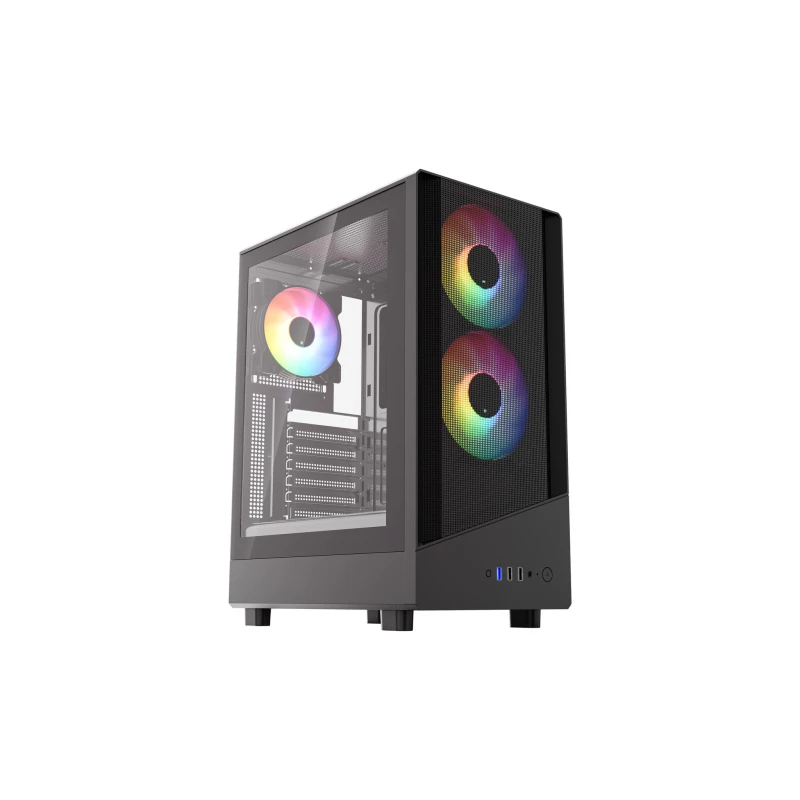 Image of VIDA SPIRE ATX BLACK GAMING CASE