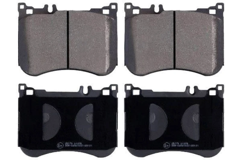 Image of Blue PRINT ADU174258 Brake pad set Front Axle, prepared for wear warning indicator Brake Pad Set,disc brake (402)