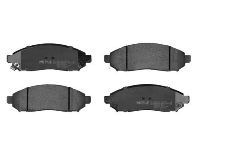 Image of MEYLE 025 242 2716/W Brake pad set Front Axle, with acoustic wear warning, Original Quality, with anti-squeak plate Brake Pad Set,disc brake (402)