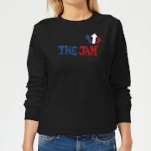 Image of The Jam Text Logo Womens Sweatshirt - Black - XXL