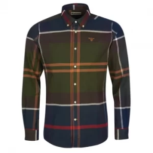 Image of Barbour Mens Iceloch Tailored Shirt Classic Tartan Medium