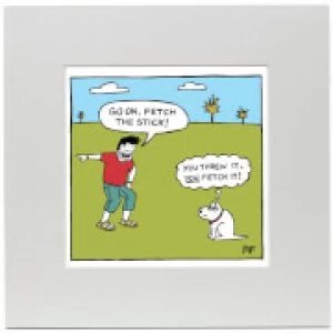 image of Off the Leash Fetch Art Print