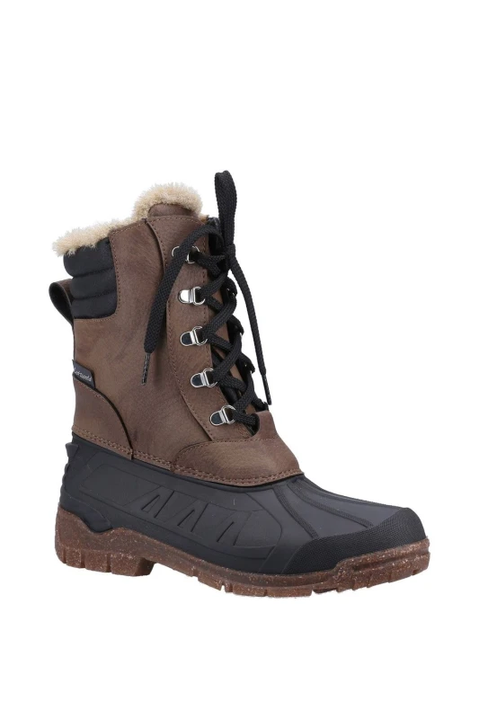 Image of Cotswold Mens Taupe 'Hatfield' Wellingtons Size: 8 Taupe Male 8