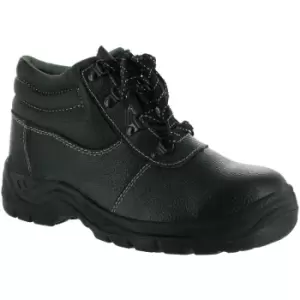 Image of Centek Safety FS330 Lace-Up Boot / Mens Boots / Safety Workwear (9 UK) (Black) - Black