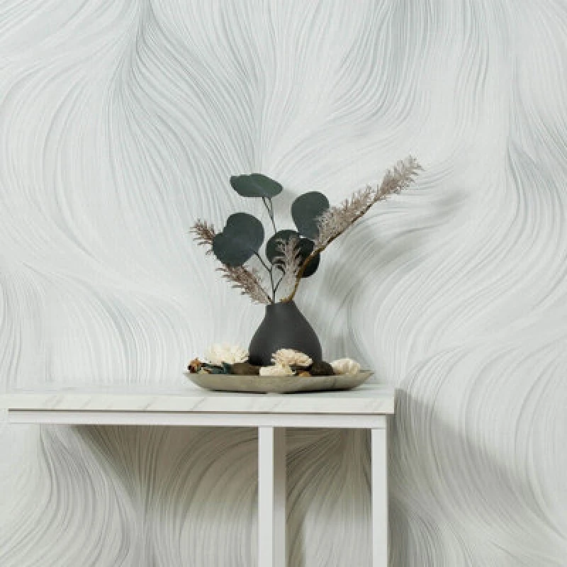 Image of Erismann Nonwoven Wallpaper Grey, White - 10,05 X 0,53 M