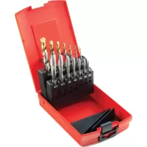 image of L114303 M3-M12 HSS-E 14 Piece Spiral Point Tap & Drill Sets