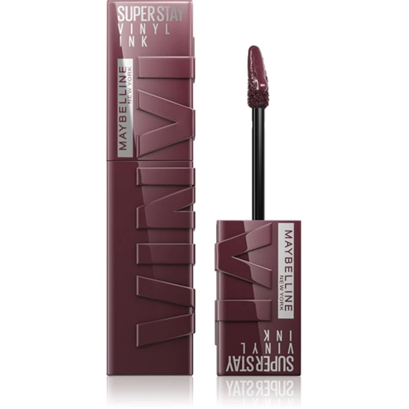 Image of Maybelline Womens SuperStay Vinyl Ink Long Lasting Liquid Lipstick, Shine Finish in 135 Fearless 135 Fearless Female