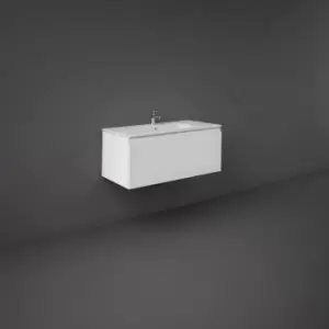 Image of Rak Joy Uno Wall Hung 1 Drawer Vanity 100Cm