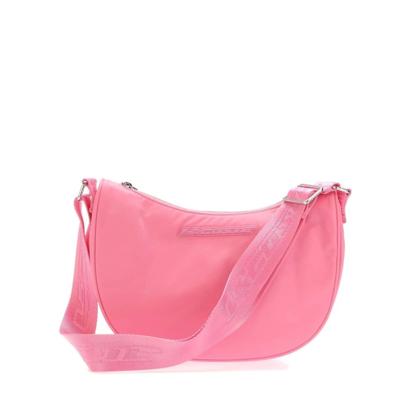 Image of Lacoste Active Nylon Half Moon Bag - Pink Pink One Size
