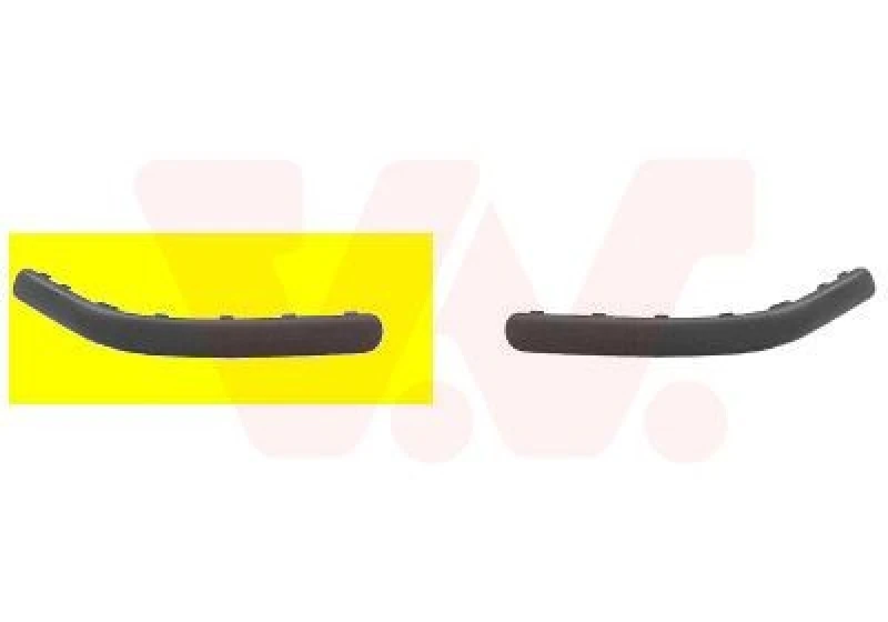 Image of VAN WEZEL Bumper moulding VAN WEZEL 5888553