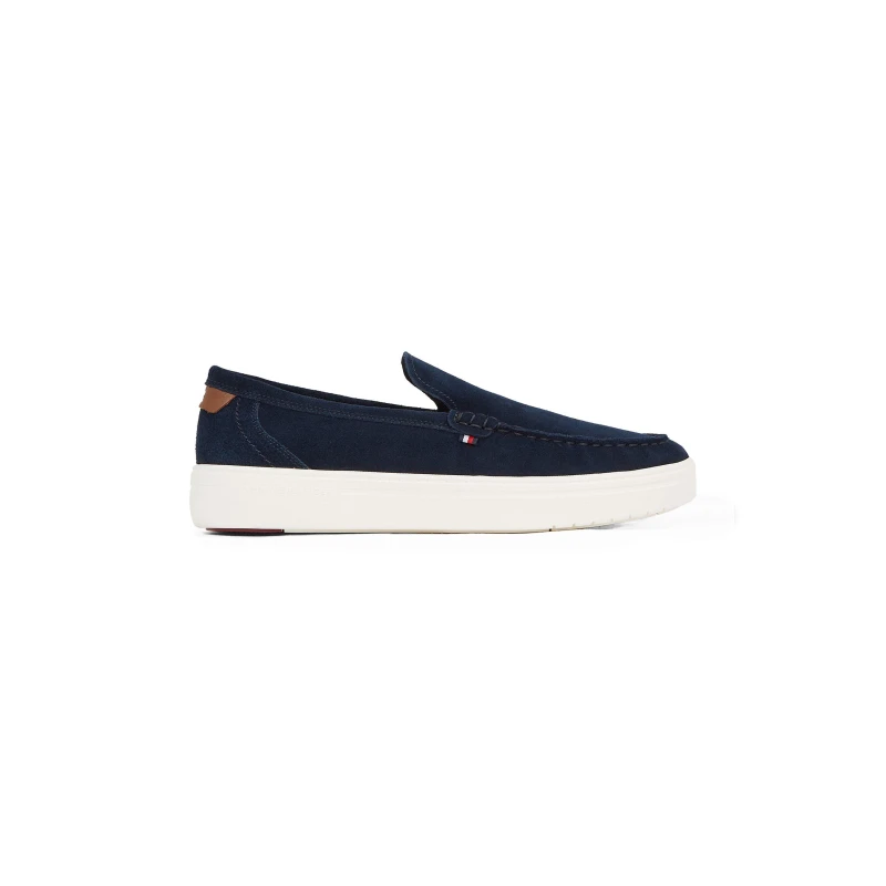 Image of Tommy Hilfiger MODERN LIGHT HYBRID SUEDE LOAFER Navy male 9 (43)
