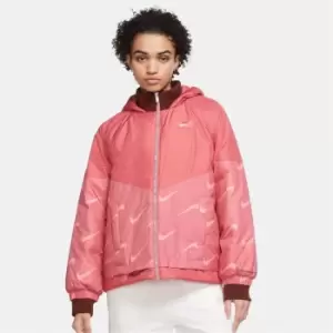 Image of Nike Clash Hood Jacket Womens - Pink