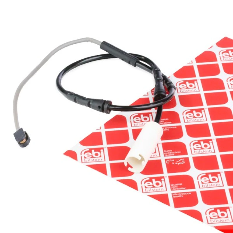 Image of FEBI BILSTEIN 37664 Brake Pad Wear Sensor Front Axle Warning Contact,brake pad wear (407)