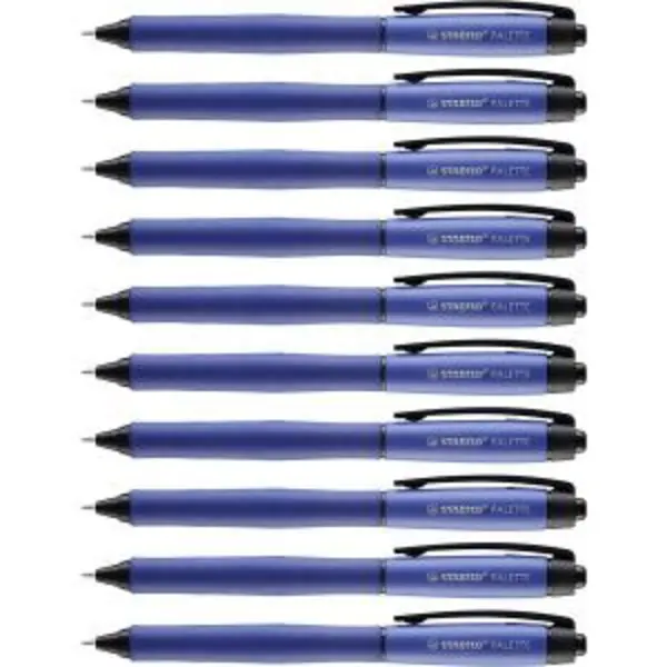 Image of STABILO PaleTTE Gel Rollerball 0.4mm Line Blue Pack 10 26841-01 EXR10892ST