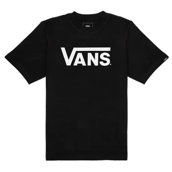 image of Vans BY VANS CLASSIC boys's Childrens T shirt in Black - Sizes 24 months,3 ans,4 years,5 years,6 years,7 years