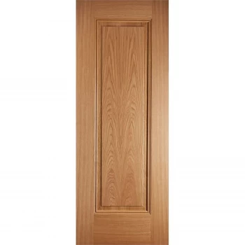 Image of Eindhoven Internal Prefinished Oak 1 Panel Door - 762 x 1981mm