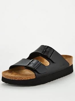 image of Birkenstock Papillio By Birkenstock Arizona Wedge Sandal, Black, Size 5, Women