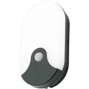 Image of Coast Turus 15W LED Oval Bulkhead With PIR Sensor Black