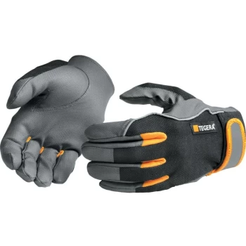 image of Cut Resistant Gloves, Black/Grey, Microthan+, Size 8 - Ejendals