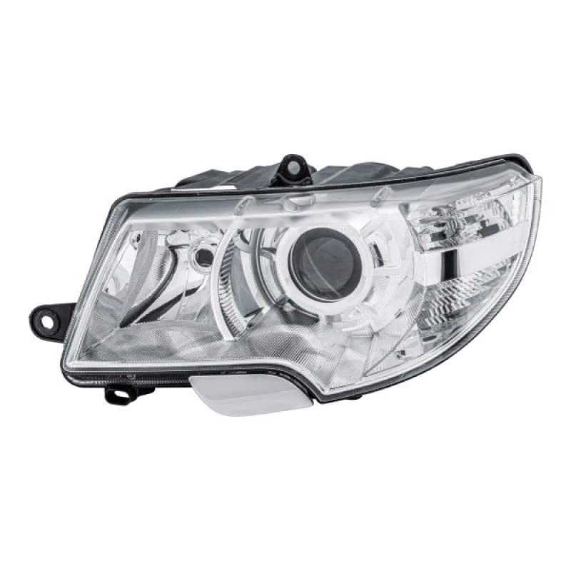 Image of HELLA 1EL 247 047-251 Headlights H3, Left, with motor for headlamp levelling, Halogen Headlight (259)