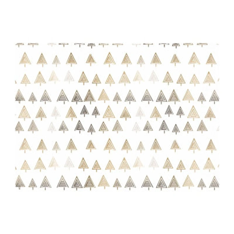 Image of Warren Reed Designer Geometric Christmas Tree Pattern Glass Chopping Board