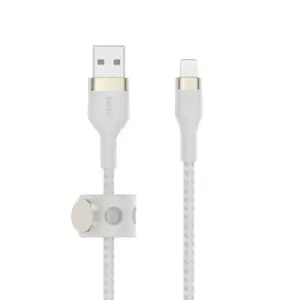 Image of Belkin CAA010BT1MWH USB cable 1m USB A USB C/Lightning White