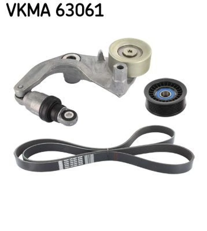 Image of SKF V-Ribbed Belt Set SKF VKMA 63061