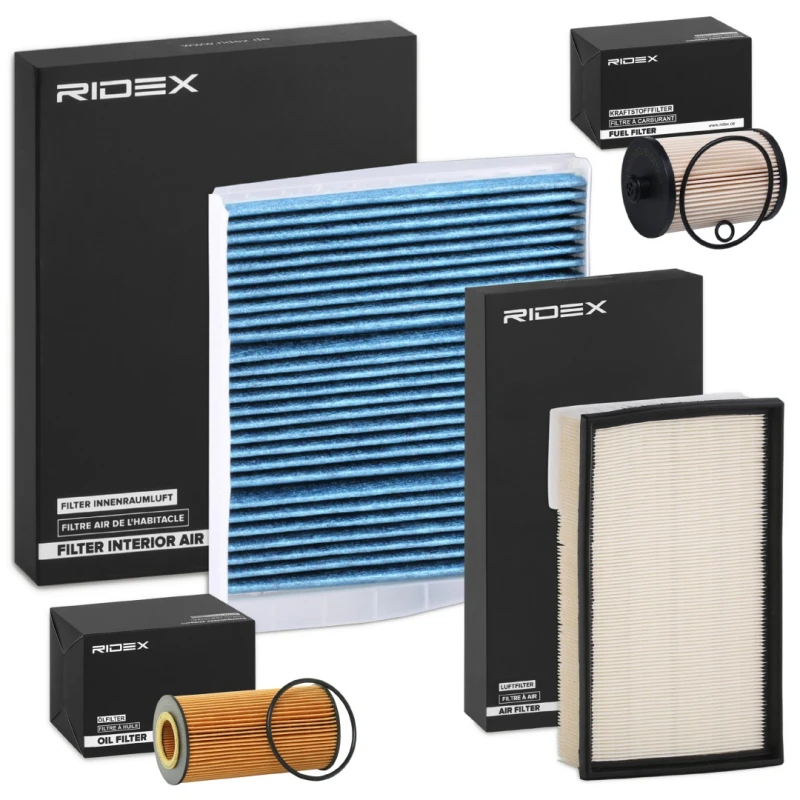 Image of RIDEX 4055F25710 Filter Set with gasket/seal Filter Set (4055)
