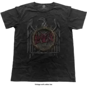 Image of Slayer - Eagle Unisex XX-Large Vintage T-Shirt - Black