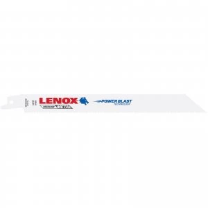 Image of Lenox 18TPI Medium Metal Cutting Reciprocating Saw Blades 203mm Pack of 5