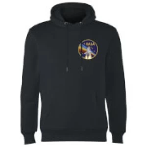 Image of NASA Vintage Rainbow Shuttle Hoodie - Black - XXL
