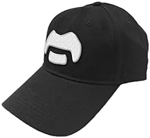 Frank Zappa - White Moustache Mens Baseball Cap - Black