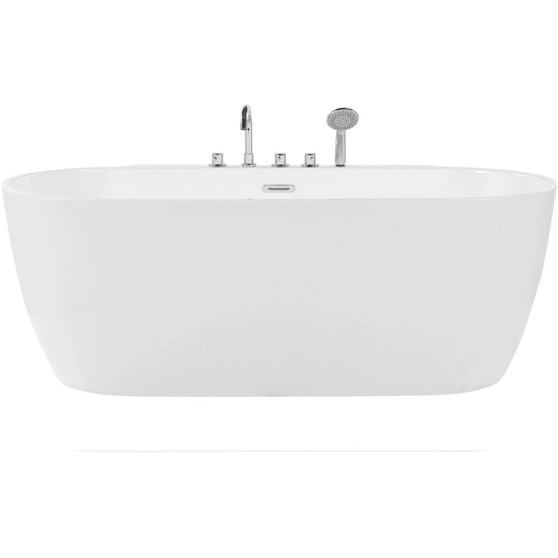 Image of Beliani Freestanding Bathtub Rotso 1700 X 800 mm White