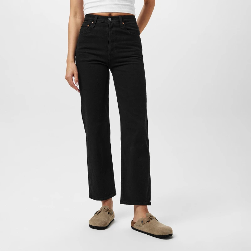 Image of Levis Ribcage Jeans Black Sprout 09 female 31 L29