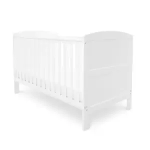 image of Ickle Bubba Coleby Classic Cot Bed and Sprung Mattress White