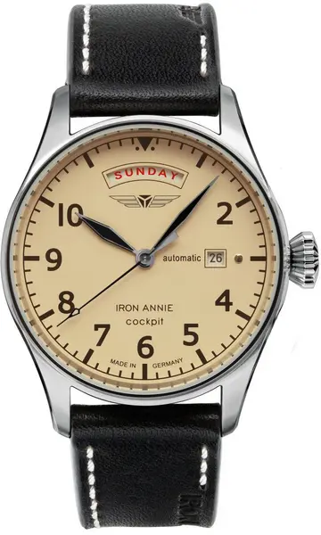 Iron Annie Watch Cockpit Mens D - Beige IRN-257