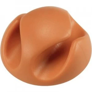 Image of Cable mount Self adhesive Orange 558359