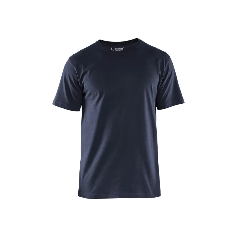 Image of BLÅKLÄDER T-Shirt 35251042 Cotton Dark Navy Blue Size 4XL