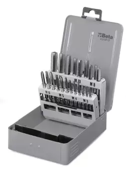 Image of Beta Tools 431/SP21 21pc Coarse Thread Metric Hand Tap Set M3-M12 004310201